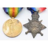 British Army WW1 War and Victory medals named to 2463 Pte A Urquhart, Lovat's Scouts