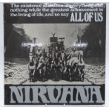 Nirvana - All Of Us (ILPS9087) record and cover appear VG