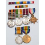 British Army Victorian and later Royal Welsh Fusiliers medal group of six for Warrant Officer Second