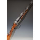Gogswell & Harrison 20 bore side by side ejector shotgun with engraved lock, trigger guard,