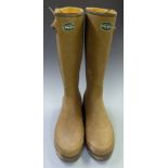 Pair of Le Chameau Wellington boots size 46