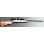 BSA Meteor .177 air rifle with semi-pistol grip and BSA 3-9x40 scope, serial number NH61347.