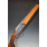 Rizzini 12 bore over and under ejector shotgun with engraved sidelock plates, trigger guard,