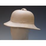 British Forces Wolsley / Pith helmet tropical issue, size label 6 3/4 to inner band