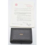 The Most Excellent Order of the British Empire CBE box only, with associated paperwork