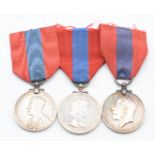 Three Imperial Service Medals named to William Wooliscroft, Harold George Bullock and William