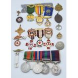 Royal Air Force medals including WW2 Defence and War Medals, General Service Medal with Malaya clasp