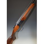 Browning B26 12 bore over and under ejector shotgun with engraved lock, semi-pistol grip and forend,