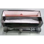 AGS Sapphire Duplex 3-9x40 air rifle scope with lens covers, in original box.