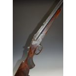 August Wolf Suhl 16 bore and 8mm x 57 drilling combination rifle and shotgun with heavily engraved