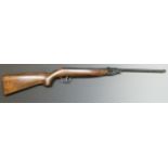 Webley Jaguar .177 air rifle with semi-pistol grip, adjustable sights and scope rail, serial