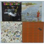 Approximately 80 albums including Hookfoot, Led Zeppelin, Jimi Hendrix, Genesis, The Grateful