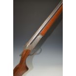 H W Cooey Model 84 12 bore single barrelled shotgun with named lock, semi-pistol grip and 30 inch