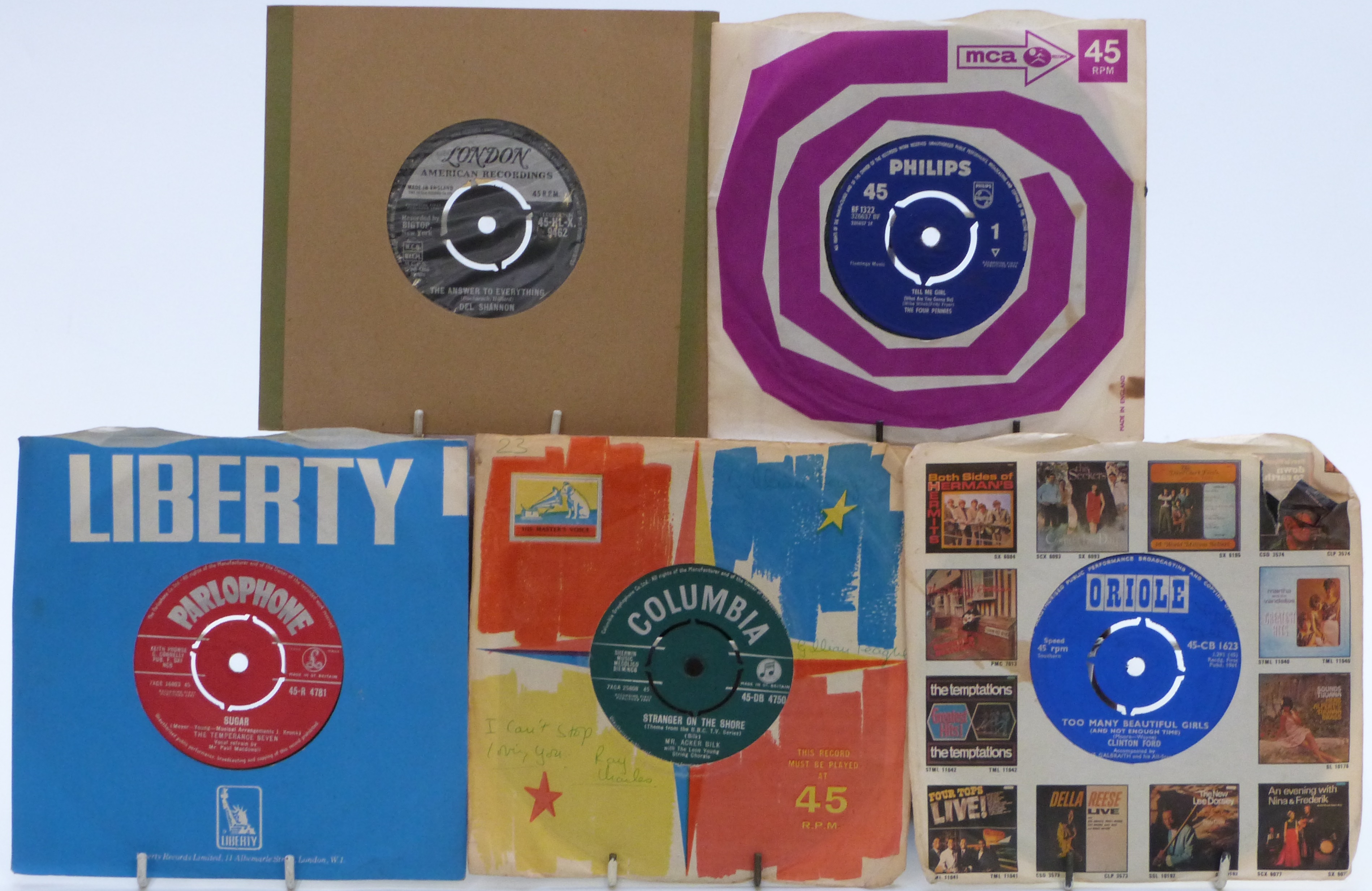 Approximately 80 singles, mostly 1960s, plus 50 not sleeved - Image 2 of 2