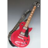 Gibson Les Paul electric guitar made in USA, serial no 90699378 cherry lacquer finish studio