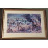 British Army D Day signed limited edition 182/850 print by Terence Cuneo also signed by General