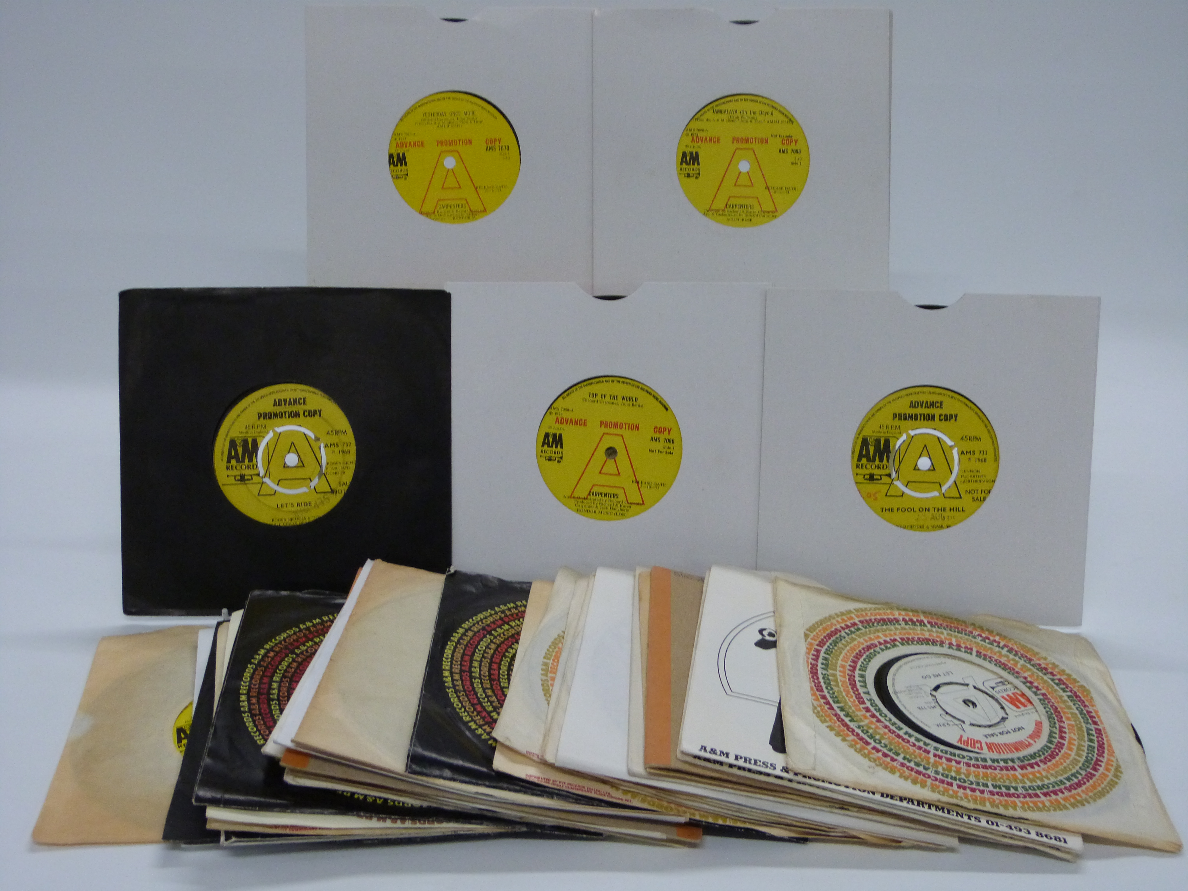 Promo / Demo - 34 singles on A & M, mostly late 1960s and early 1970s