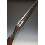 Laurona 12 bore 3 inch magnum side by side ejector shotgun with engraved lock, trigger guard,