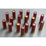 Eighteen Eley-Kynoch 8 bore shotgun cartridges. PLEASE NOTE THAT A VALID RELEVANT FIREARMS/SHOTGUN