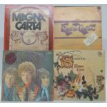 Magna Carta - Eight albums including Magna Carta (20166SMCL) black and silver labels, record and