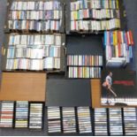 Cassettes - Approximately 350, mostly pop, plus CDs including Bruce Springsteen and The Beatles