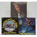 Long John Baldry - three albums including Long John's Blues (WLP1081) record appears Good, cover