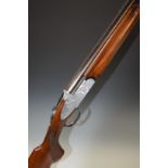 Rizzini 12 bore over and under ejector shotgun with engraved scenes of birds to the sidelock