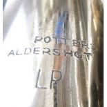 Military bugle by Potters of Aldershot, stamped LP