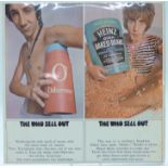The Who - Sell Out (612002) with sticker on rear and matt back poster, record and cover appear VG