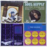 Approximately 75 mostly Blues compilations including Decca, Liberty, Sue, London, Island,