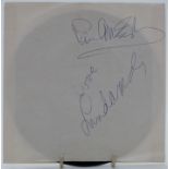 Paul McCartney - Coming Up (R6035) signed by Paul and Linda on plain white sleeve, signed in