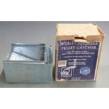 Webley air rifle pellet catcher, in original box.