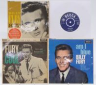 Billy Fury - 30 singles and three EPs including Am I Blue (DFE8558)