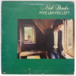 Nick Drake - Five Leaves Left (ILPS9105) black logo, rough texture label, record appears bright/