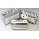 Three portable radios comprising Roberts RIC2, Dynatron Atlantis and Phillips radio recorder