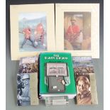 Anglo Zulu War and American Civil War ephemera including two colour prints, The Duel of