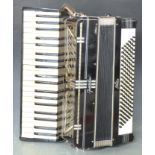 Frontalini Italia 120 bass 1930s piano accordion in black finish in original carry case