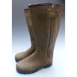 Pair of Le Chameau Wellington boots size 43