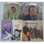 Gene Vincent - sixteen albums including Blue Jean Bop, Blue Caps, Blue Caps Roll, Record Date,