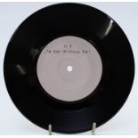 U2 - A Day Without Me (WIP6630) one sided white label, appears at least VG