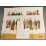 US Marine Corps uniforms 1983, twelve colour prints by Captain D J  Neary, The American Soldier