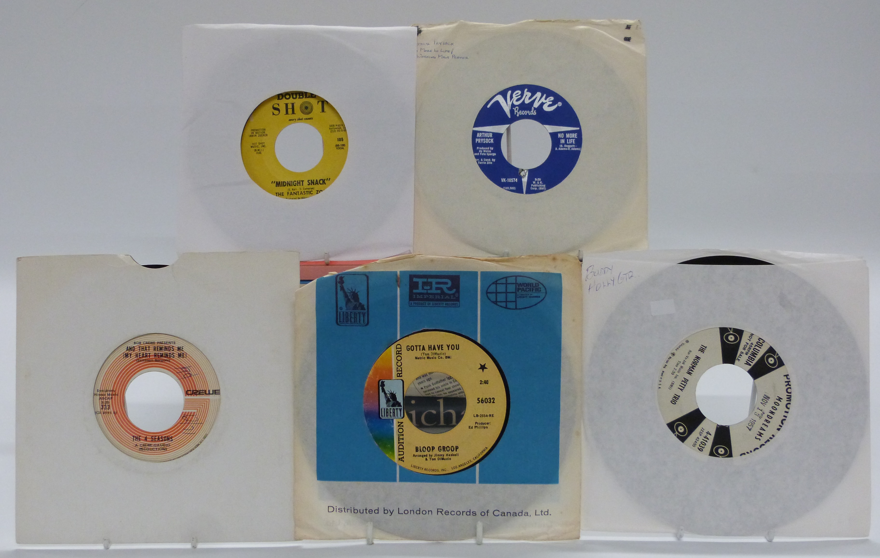 Approximately 100 US issue singles