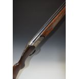 Webley & Scott Model 900 12 bore over and under ejector shotgun with engraved lock, underside and