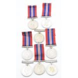 Eight British WW2 War Medals