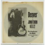 Jonathan Kelly - Denver (R5805) demo, appears EX, in promo only picture cover