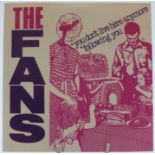 The Fans - You Don't Live Here (EGG010), record and cover appear VG