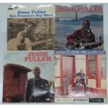 Jesse Fuller - eight albums including San Francisco Bay Blues (SL10166 and LAG574), The Lone Cat (