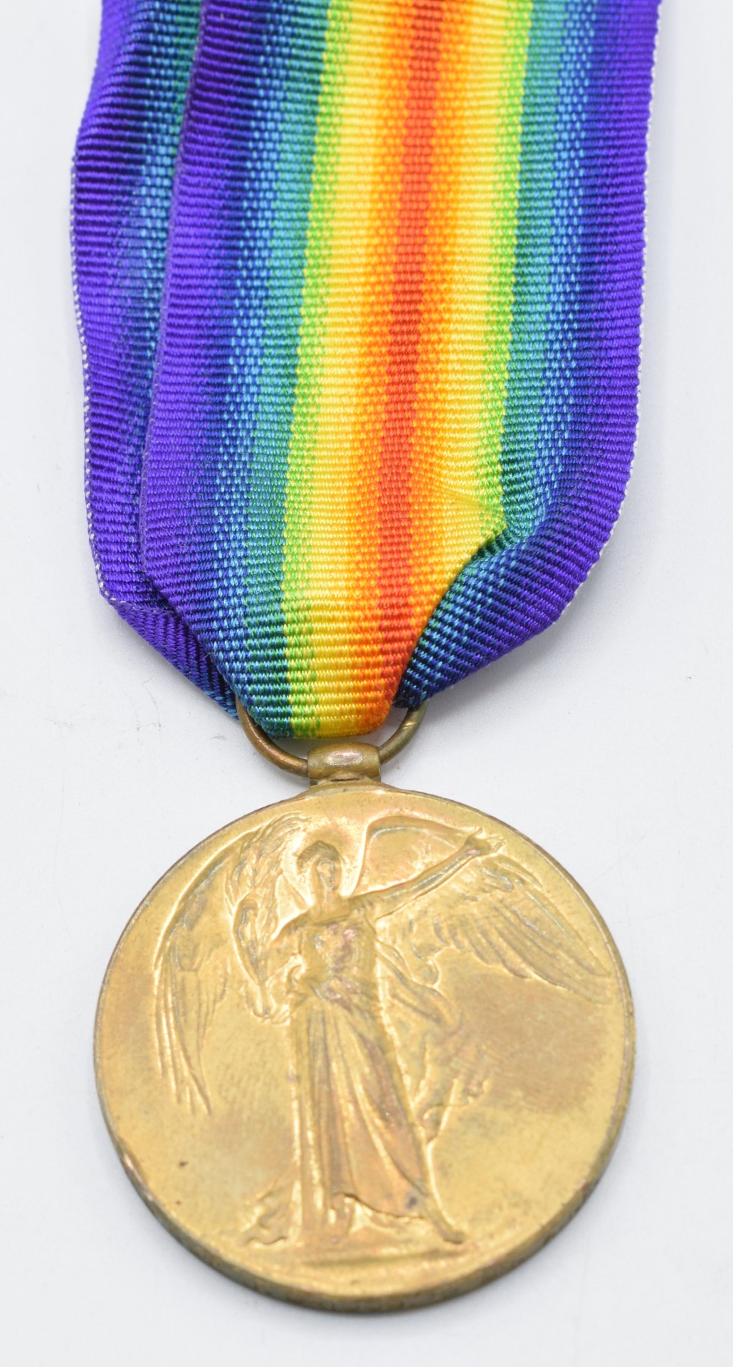 Australian Army WW1 Victory Medal, named to 788 Sgt J Briggs, 112th Battalion Australian Imperial - Image 2 of 3