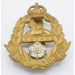 British Army 3rd (Militia) Battalion East Lancashire Regiment cap badge