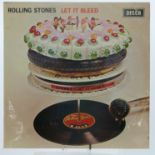 The Rolling Stones - Let It Bleed (SKL 5025) with unused poster, record appears EX, cover VG